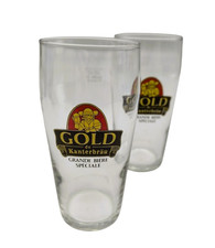 ★ LOT Verres à Bière GOLD