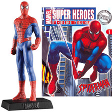 Marvel Super Heroes Spider Man 1 Figurine Plomb Eaglemoss Comics BD Film TV Jeux