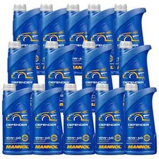 14x1 Litre Mannol Defender 10W-40 huile moteur Api Sn Acea A3/B4 MB 229.3 229.1