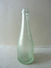 ancienne bouteille de limonade, Les Couronnes pur sucre, années 30-40, bistro