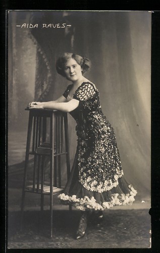 Carte postale actrice aida - carte,