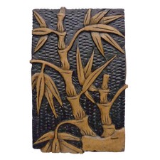 mini Boîte à bijoux ou à trésors en pierre sculptées bambou cadeau noël