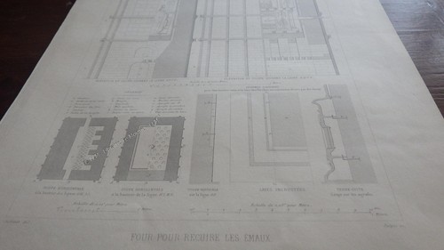 1858 four pour recuire - pour, les