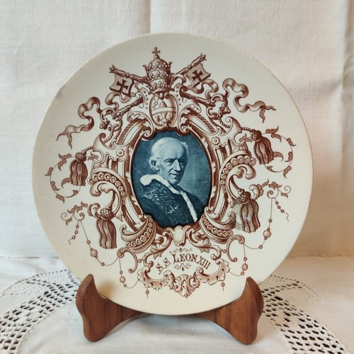 Assiette parlante pape - parlante, léon