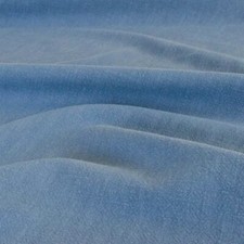 Toile de Lin lavé bleue [au