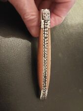  Unique : couteau Laguiole Tête De Mort 