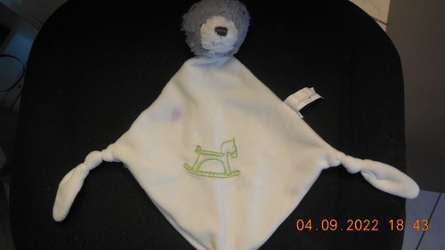 446 doudou plat ours gris - plat,
