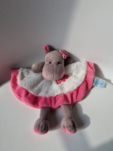Peluche doudou hippopotame