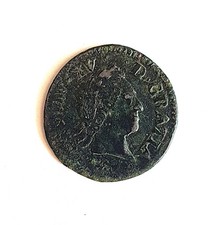 Monnaie (Bronze) : Louis XV -
