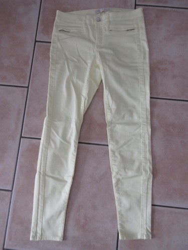 Pantalon jaune clair - , zara