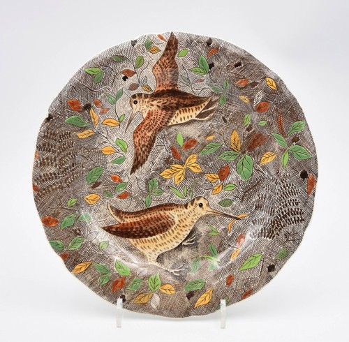 Assiette plate faïence - , de