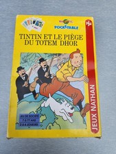 Jeu Tintin Le Piège du Totem Dhor Pocketable Nathan Poche Voyage Mini Collector