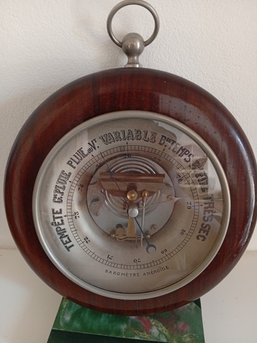 Imposant baromètre ancien