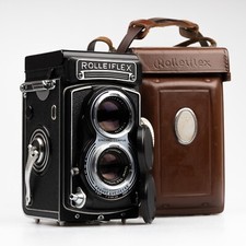 ⭐MINT⭐ SERVICED Rolleiflex T Camera TLR Zeiss Tessar 75mm 3.5 MX T 2.8 Automat