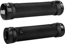 Paire de poignées grips vélo bmx ODI RUFFIAN STAY STRONG 130mm Noir