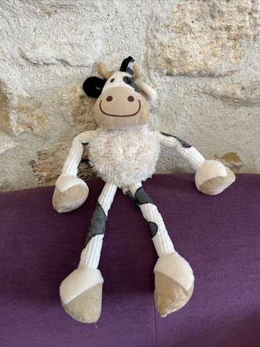 Doudou peluche vache - , beige