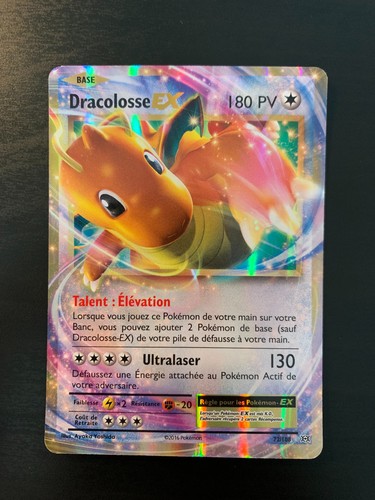 Carte pokémon dracolosse ex - carte,