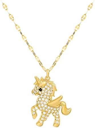 Collier pendentif licorne - collier,