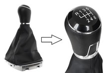 LEVIER DE VITESSE POMMEAU, SOUFFLET 6 Vitesses VW Polo V 6R (2009-) NEUF.