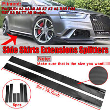 Carbone Bas de Caisse Sport Regardez ABS Pour Audi A3 A4 A5 A6 quattro Cabriolet