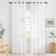 Rideau Blanc Voile Tulle