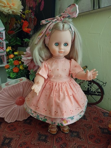Ancienne poupee emilie blonde - ancienne,