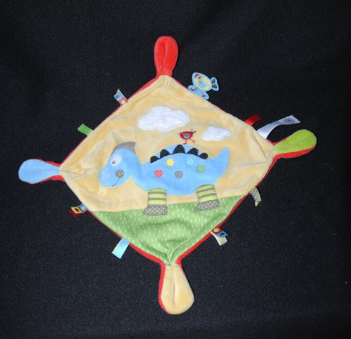 Doudou plat dinosaure dragon