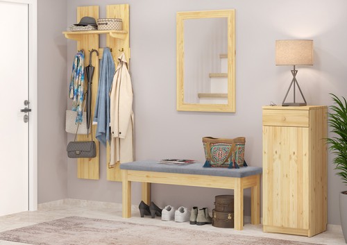 Banc cuisine pin naturel - cuisine,