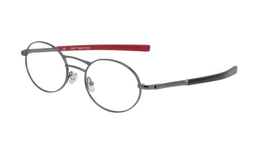 Lunettes vue ovales - gris, et