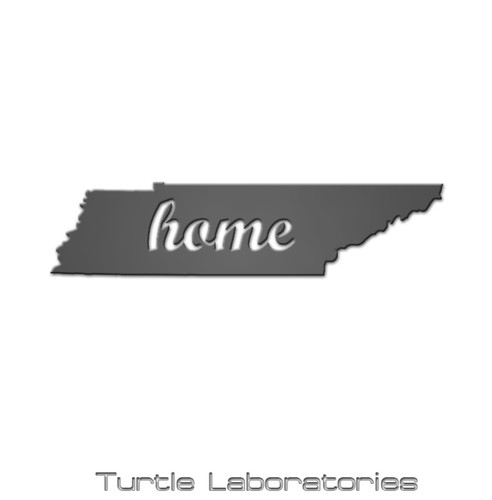 Tennessee home steel cutout - home,