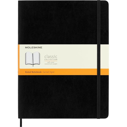 Carnet 19x25cm noir 192 - -,
