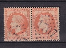 NAPOLEON N° 31 PAIRE OBL COTE 60€ / 2 SCANS 