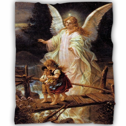 Guardian angel blanket - angel, –
