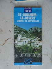 carte  IGN bleue 2642 ET top 25 ST GUILHEM LE DESERT  1995 edition 1