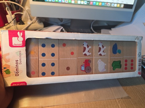 Jeu domino bois - , janod