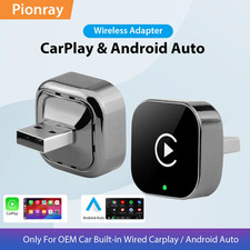 Adaptateur CarPlay Sans Fil Android Auto 2 En 1 USB Plug Play Wifi 5Ghz