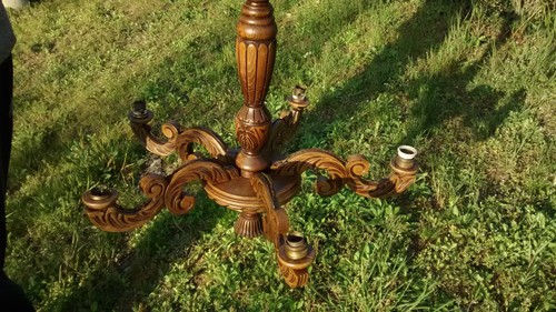 Très joli lustre ancien - , en