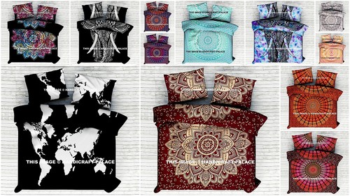 Mandala indien literie set - indien,