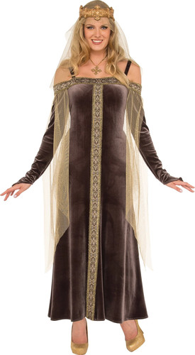 Womens medieval lady grey - womens,