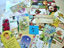 Lot 2 /40 Cartes Postales écrites"Bonne Année-Fêtes-Noël-Voeux *Longs Formats