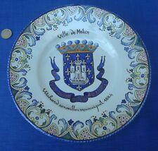 V41 RARE Assiette Faience