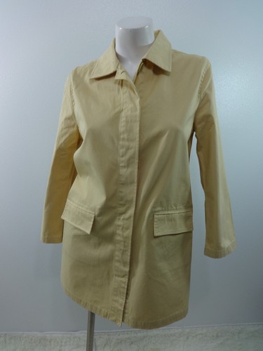 Veste coton jaune moutarde - coton,