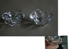 Lot de 2 salerons en cristal