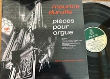 MAURICE &  MARIE-MADELEINE   DURUFLE    pieces pour orgue   / ERATO