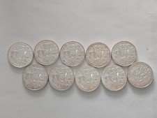 lot de 10 x 100 francs argent 8 mai 45