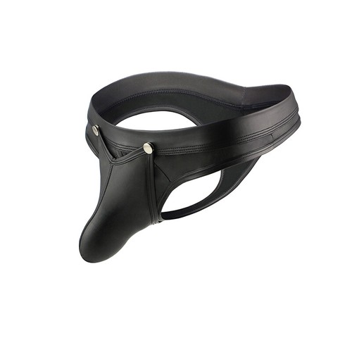 String bondage cuir noir - bondage, m