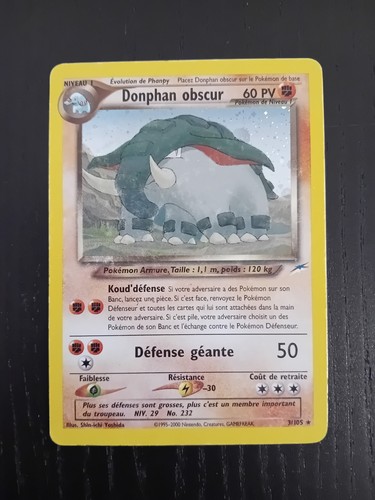 Carte pokémon donphan - pokémon,