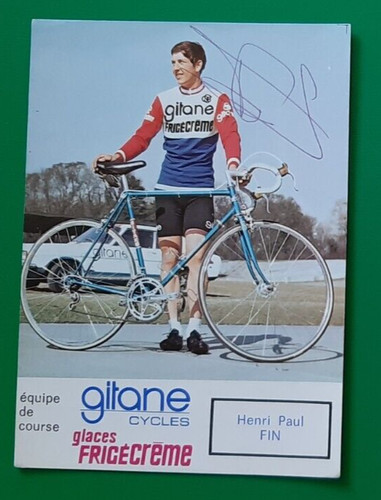 Cyclisme carte cycliste henri - cyclisme,