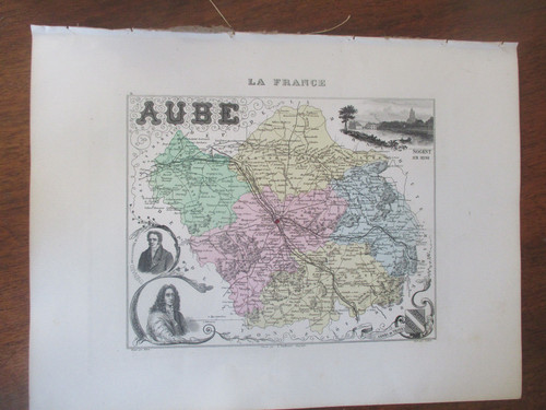 Ancienne carte migeon - carte, du