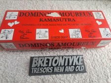 Jeu de Dominos Amoureux Kamasutra 24 pièces érotisme TBE Pour adultes